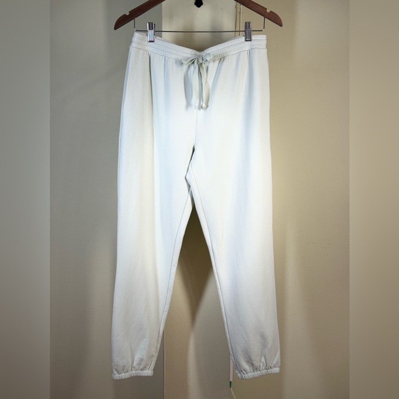 Madewell MWL Superbrushed Easygoing Sweatpants. Color Iced Mint. - Picture 6 of 10